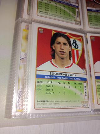 Álbum Las Fichas de La Liga 2005 590+ Sergio Ramos