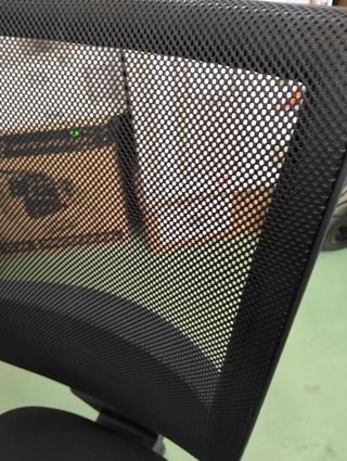 HERGO Silla de Oficina SIN BRAZOS, Respaldo Ajustable en Malla