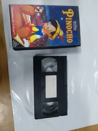 VHS Pinocho - Clásicos Disney