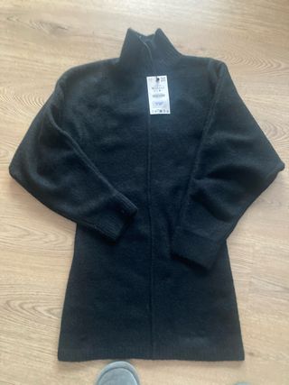 Vestido Negro Zara Talla M