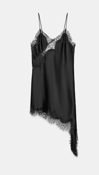 Vestido lencero ZARA Collection Negro