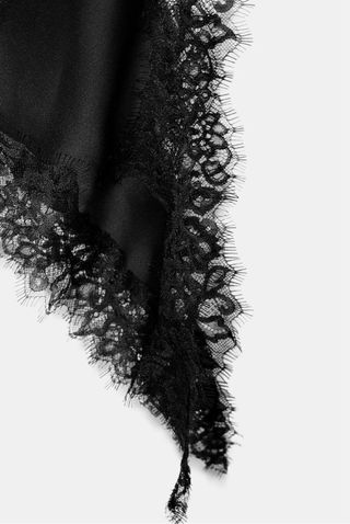 Vestido lencero ZARA Collection Negro