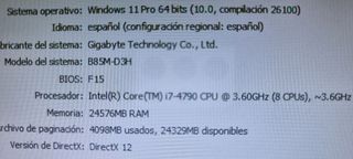 PC GAMING i7-24gb ram-ssd-hdd-rx570 4gb-w11