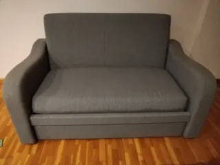 Sofá Cama Gris Tela