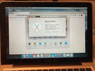 MacBook Pro 13 2008 Plata con cargador