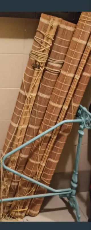 3 Estores de Bambú 120cm