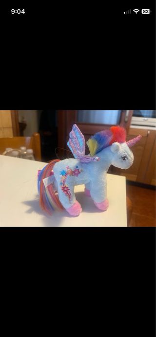 Portachiavi Unicorno Colorato Grande