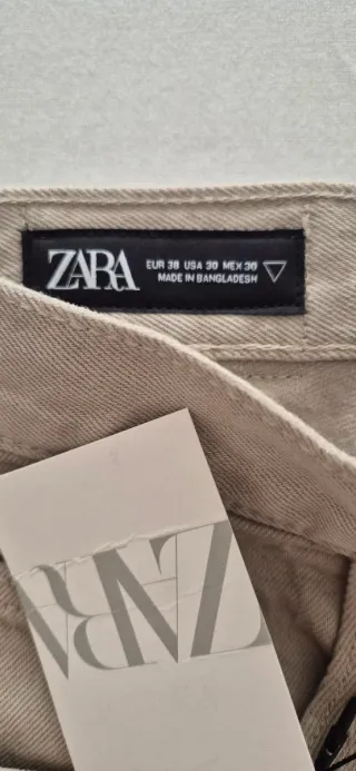 Bermudas Zara Beige SIN ESTRENAR