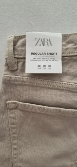 Bermudas Zara Beige SIN ESTRENAR
