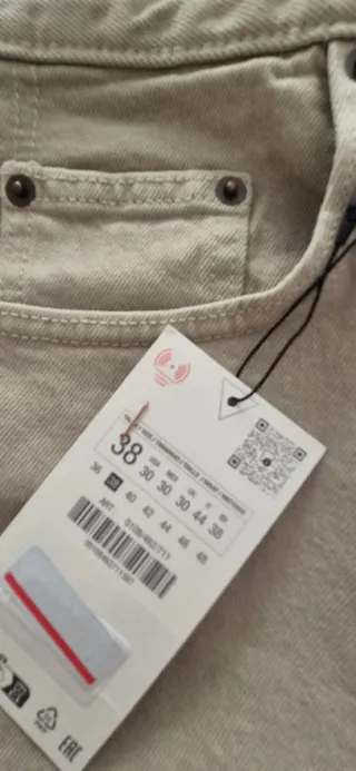 Bermudas Zara Beige SIN ESTRENAR