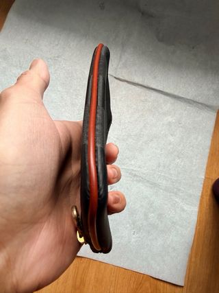 Pochette/Portafoglio Fendi Vintage Nero Oro