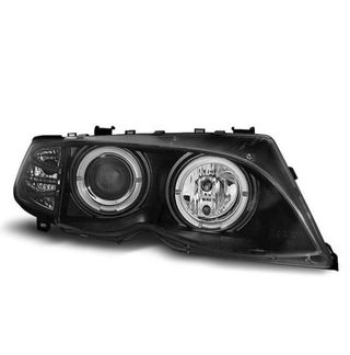 Faros delanteros Angel eyes BMW Serie 3 E46 Black