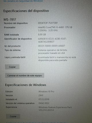 Ordenador Gaming I5 completo