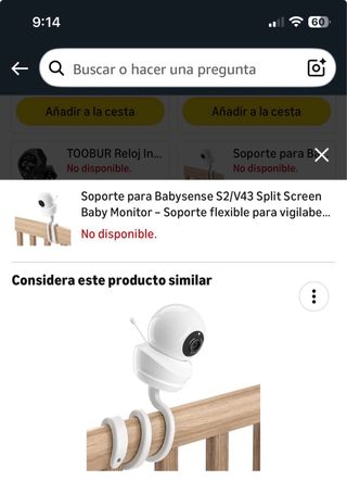 Vigilabebés Babysense V43 Split Screen