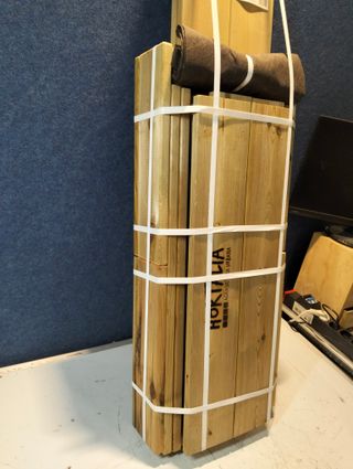 Mesa de cultivo GardenBrico 120x80x40 cm madera exterior 160L