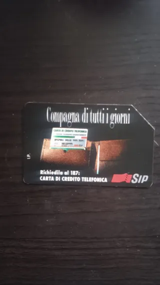 Carta Telefonica SIP - Compagna di tutti i giorni