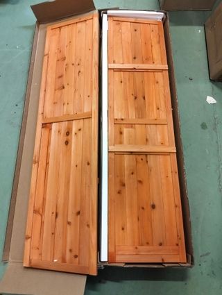 Armario exterior de madera Gardiun Emmy 87x46x160 cm