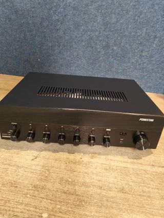 FONESTAR Amplificador Estéreo Bluetooth, USB/MP3, Radio FM, HiFi 60+60 RMS de Potencia As-6060