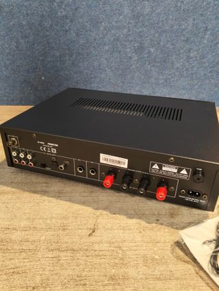 FONESTAR Amplificador Estéreo Bluetooth, USB/MP3, Radio FM, HiFi 60+60 RMS de Potencia As-6060