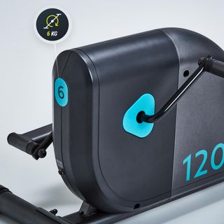 Bicicleta Elíptica Domyos EL120 con 6kg rueda inercia.