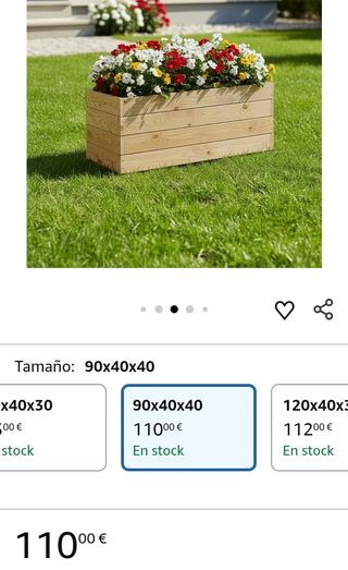 Hortalia Jardinera de Madera para Exterior