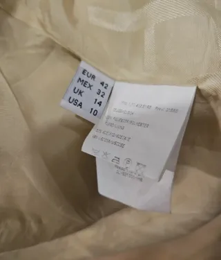 Trench Roberto Verino amarillo mujer