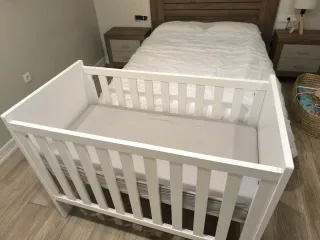 Cuna bebé hasta 3 años + colchón