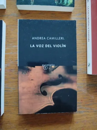 Lot 5 llibres d' Andrea Camilleri. Novel·la negra