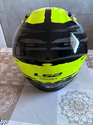 Casco Moto LS2 Talla XXL Negro/Amarillo