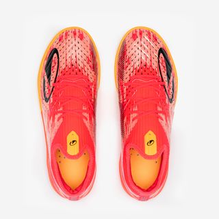 Botas de fútbol niño con cordones CLR TURF red storm