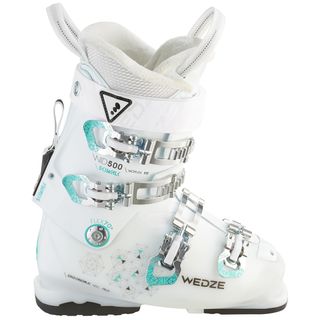 BOTAS ESQUÍ MUJER, WEDZE WID 500, FLEX 70, ALPINO, BLANCO