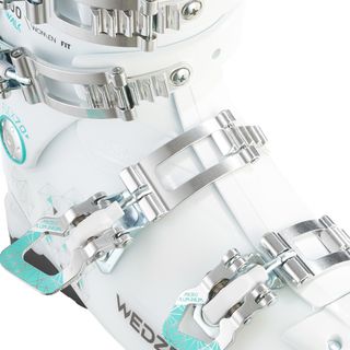 BOTAS ESQUÍ MUJER, WEDZE WID 500, FLEX 70, ALPINO, BLANCO