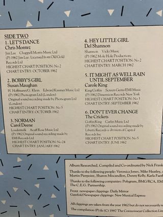 Vinilo Rock 'n' Roll 1962 - 24 Greatest Tracks