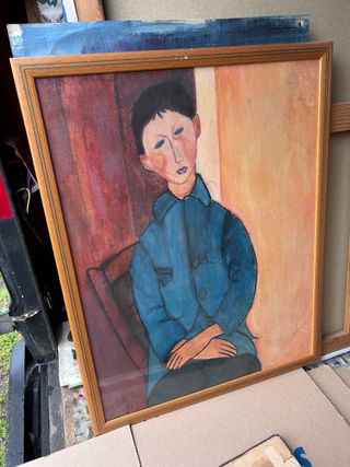 Cuadro abstracto multicolor