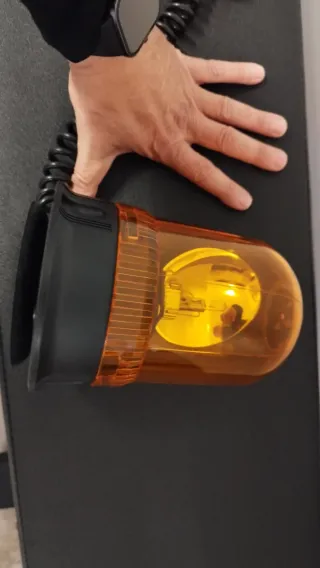 Luz Rotativa Naranja Coche 12V