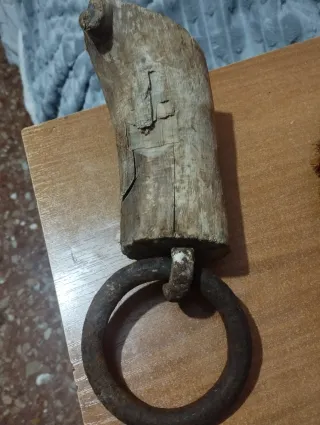 Argolla antigua para caballos