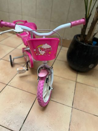 Bicicleta Infantil Unicornio Rosa