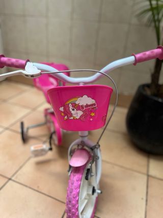 Bicicleta Infantil Unicornio Rosa