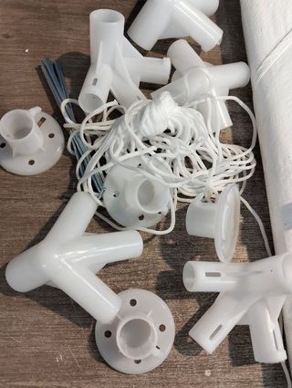 Cenador jardín AKTIVE 3x3x2.5m blanco