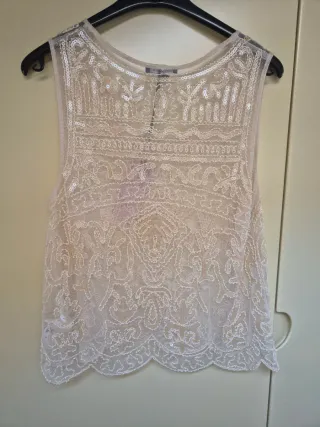 Top con paillettes