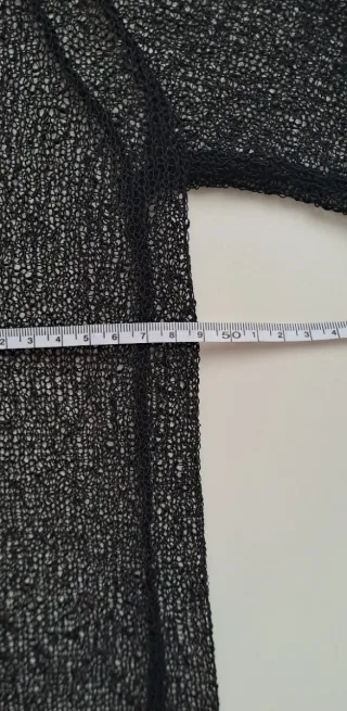 Maglia a rete nera taglia M