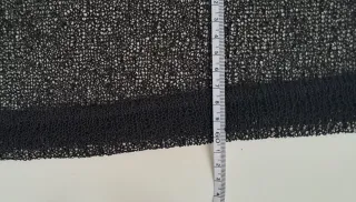 Maglia a rete nera taglia M