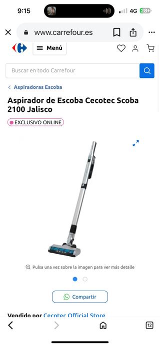 Aspirador Cecotec Scoba 2100 Jalisco