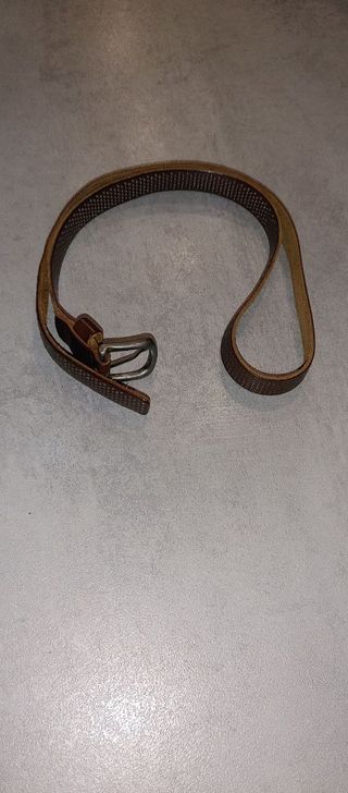Cintura uomo marrone borchie