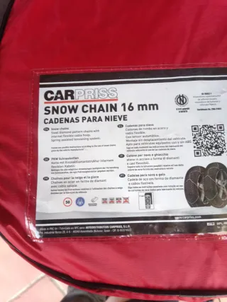 Cadenas para nieve CARPRISS 16mm