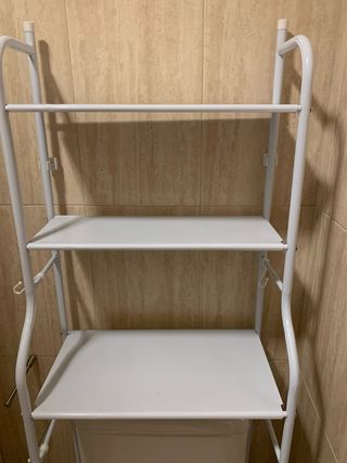 Estantería Baño Blanca Metal
