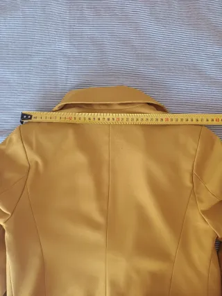 Blazer corto donna giallo