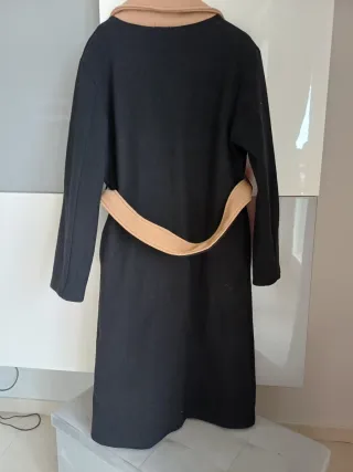 Cappotto Stella H donna nero e beige