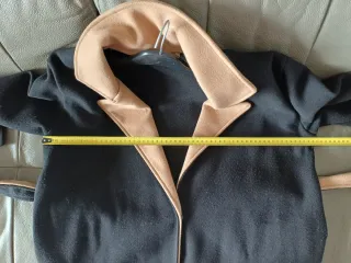 Cappotto Stella H donna nero e beige