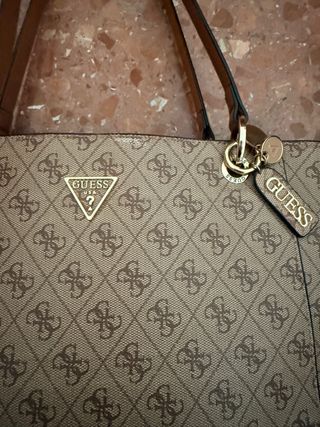 Bolso Guess Hacco Beige/Marrón